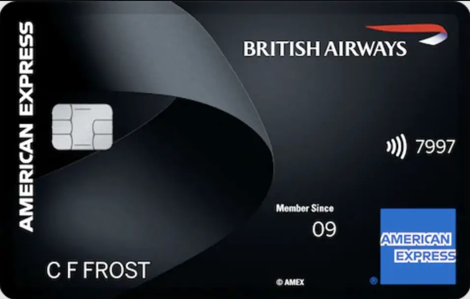 British Airways American Express Plus Card