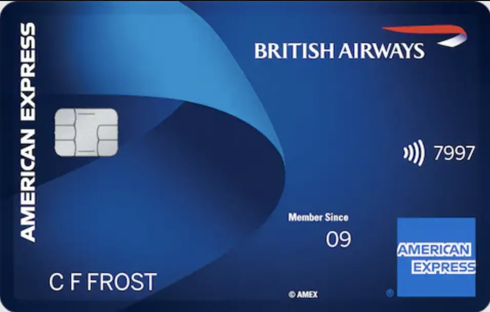 british airways amex card