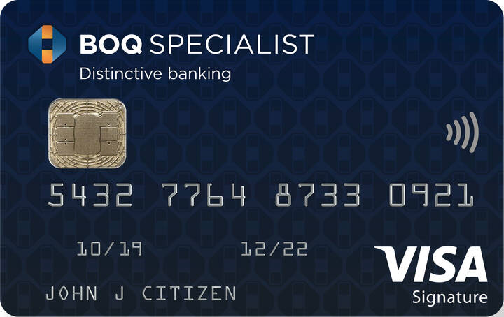BOQ Specialist Signature credit card