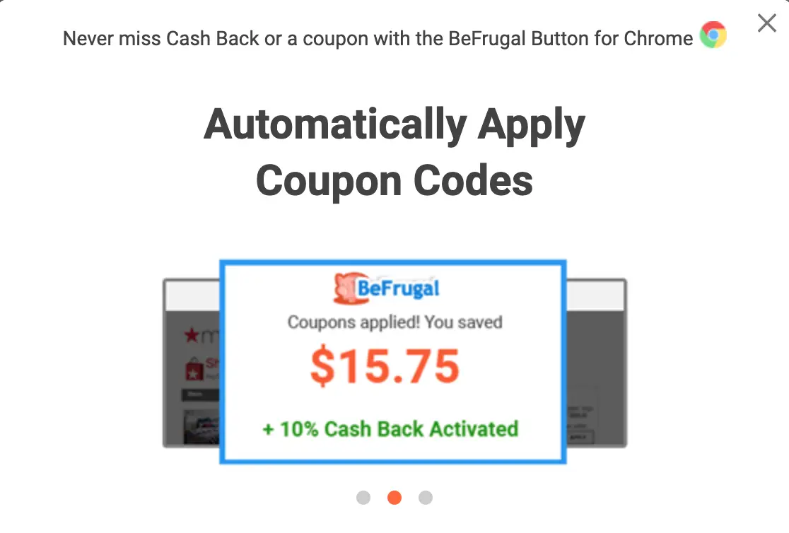 befrugal apply coupons