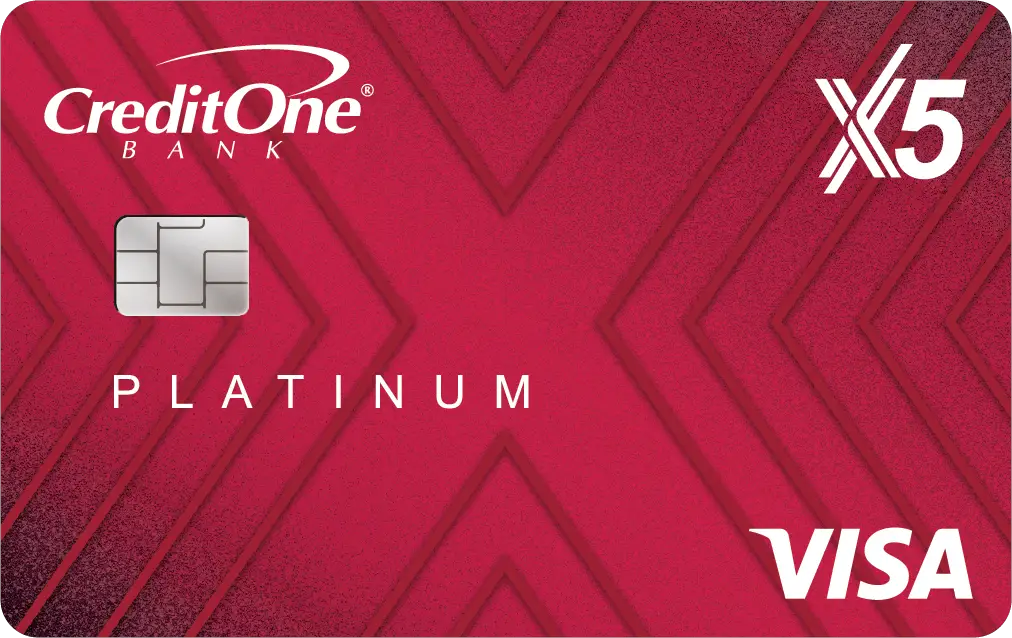 Credit One Bank® Platinum X5 Visa