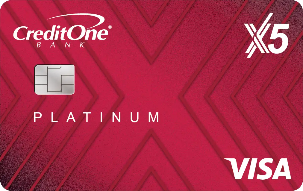 Credit One Bank® Platinum X5 Visa®