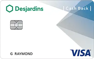 Desjardins Cash Back Visa and Mastercard