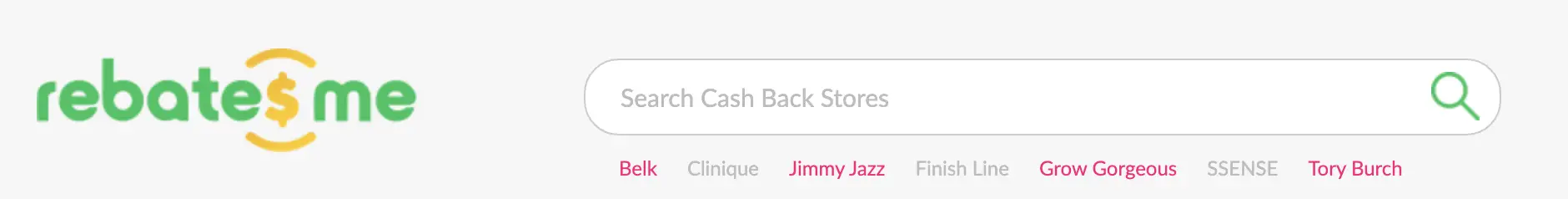rebatesme search bar