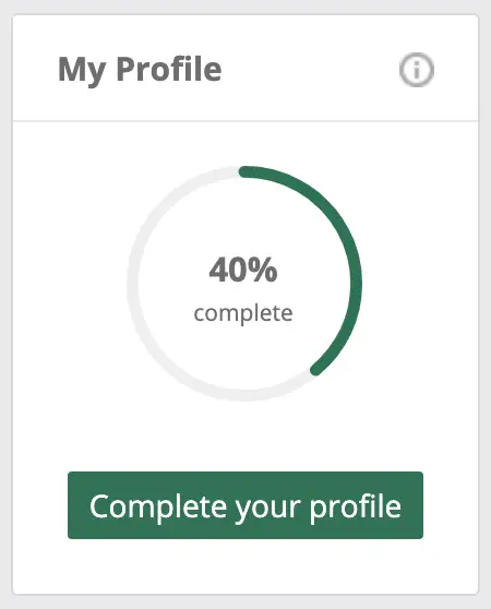 topcashback complete profile