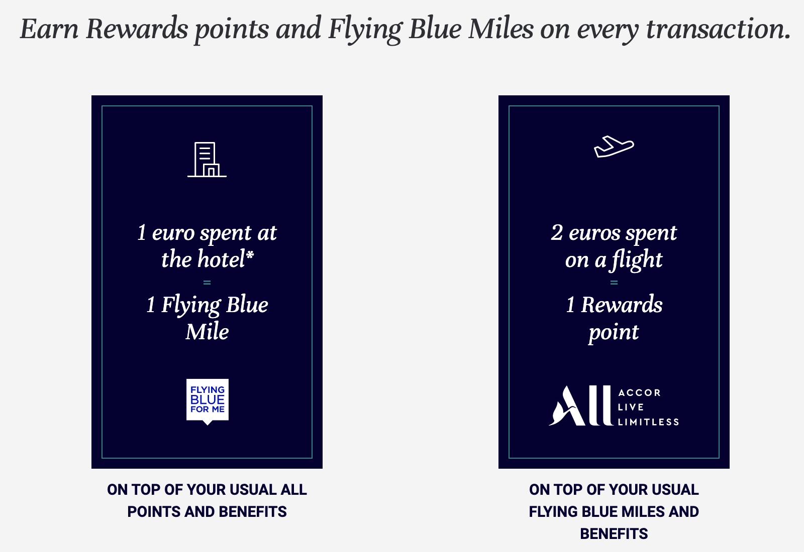 accor air france klm miles plus points