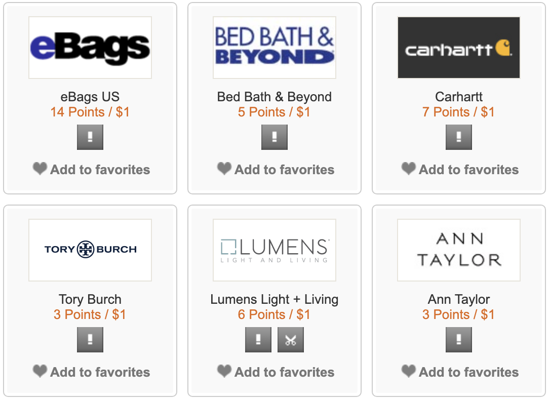 choice privileges online mall bonus offers