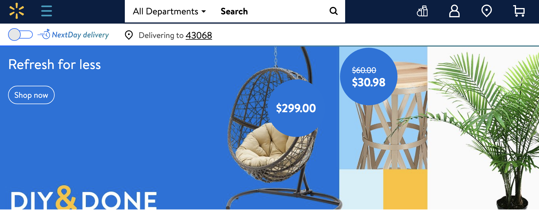 choice privileges online mall walmart homepage