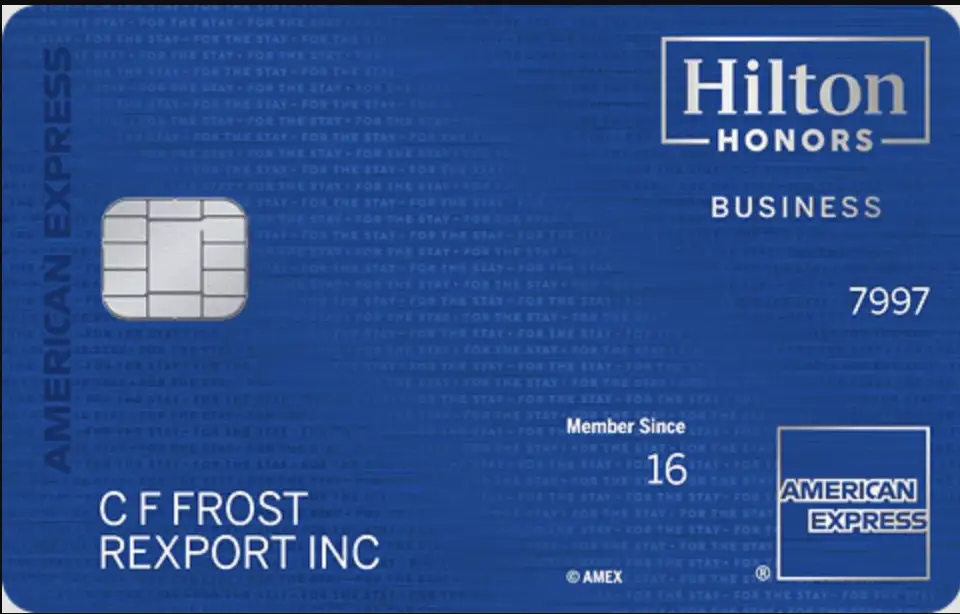 Hilton Honors American Express Business Card