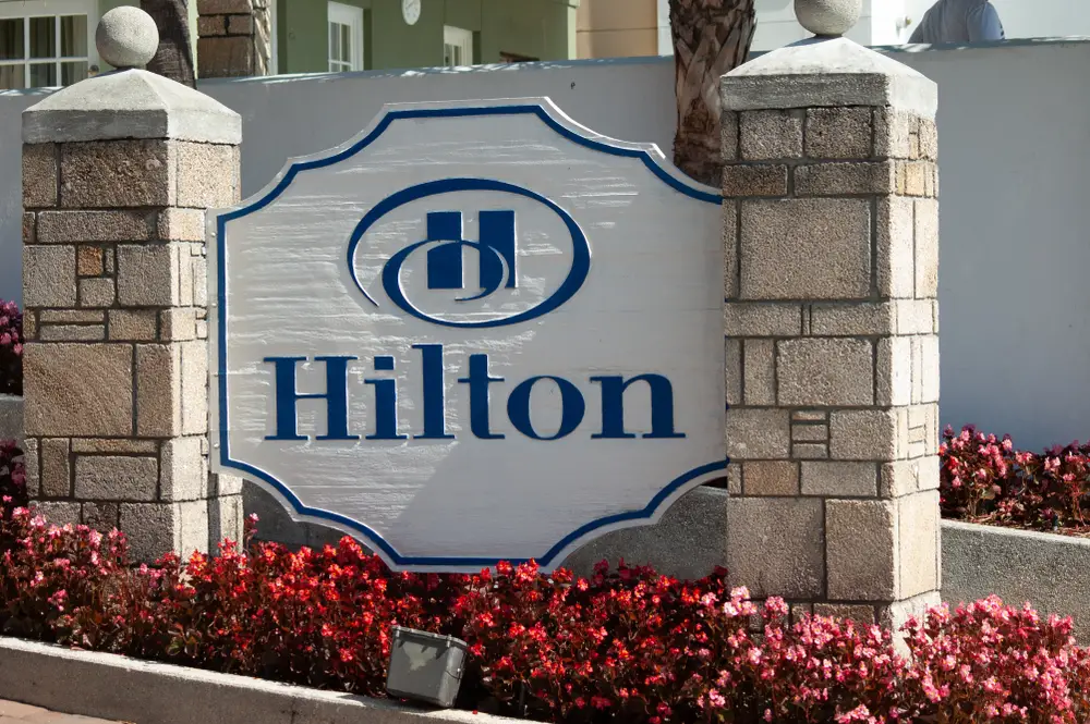 hilton points earned per night stay