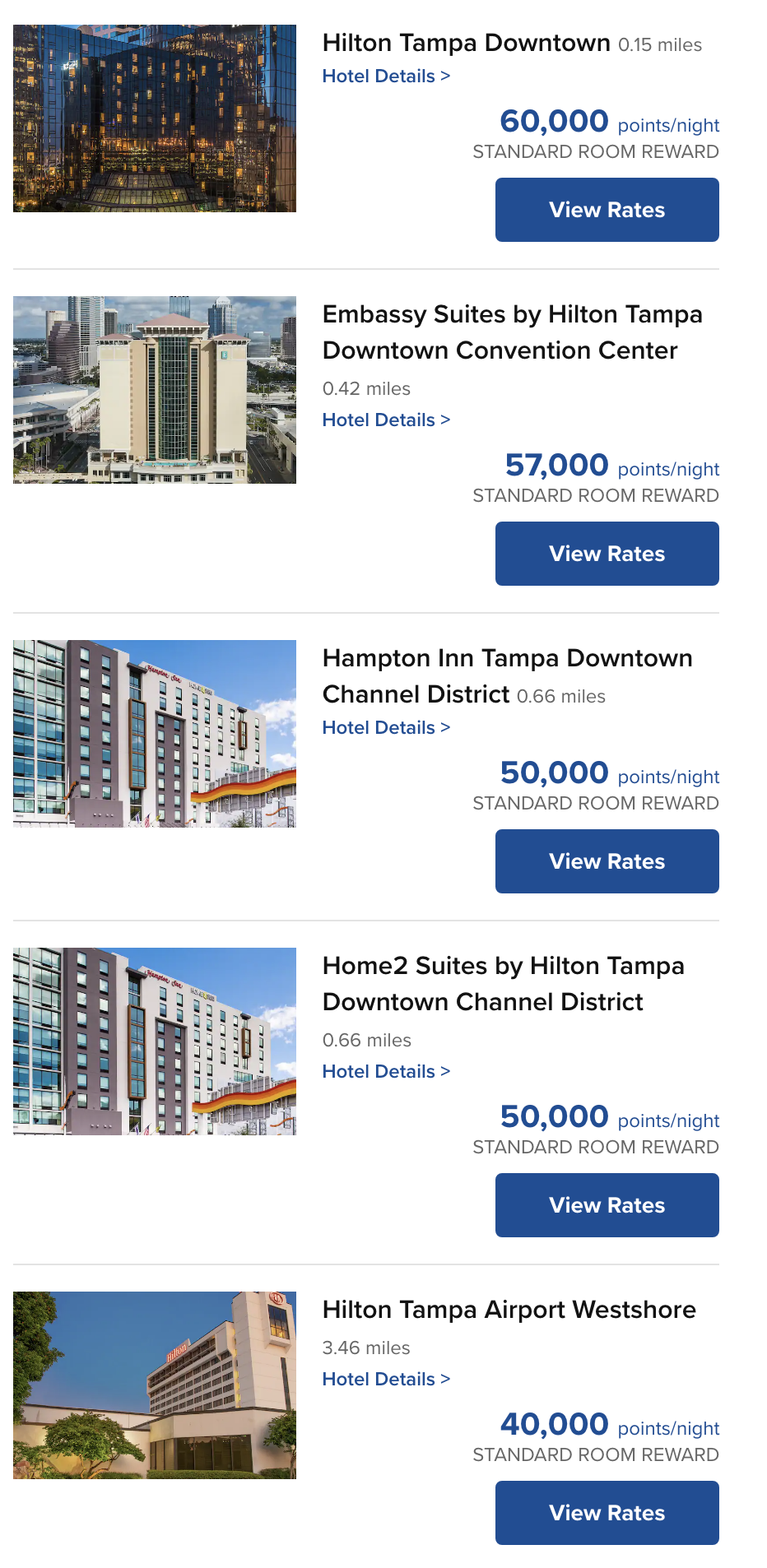 Hilton Points Value Calculator Redemptions & Best Value