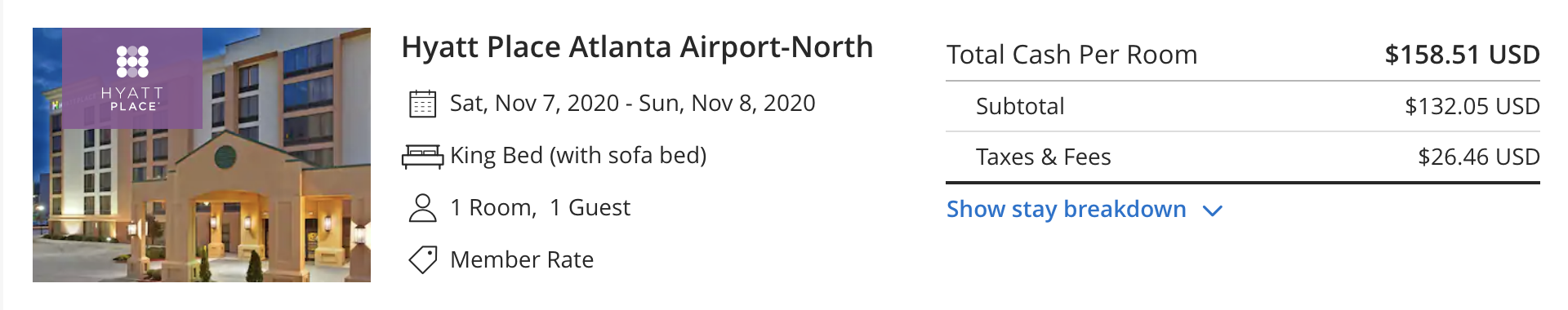 hyatt place atlanta airport north