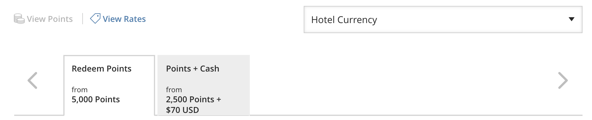 hyatt points plus cash