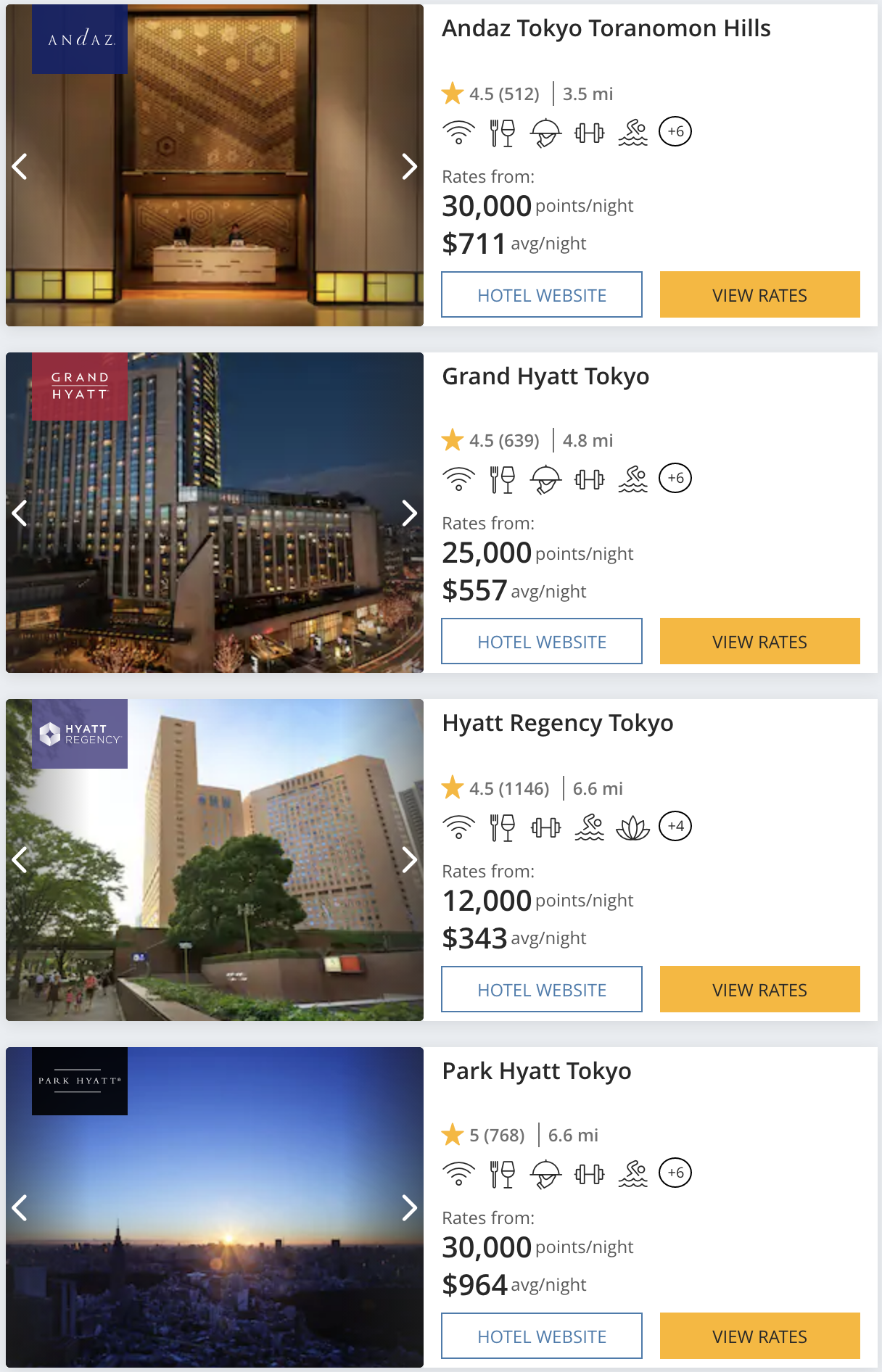 world-of-hyatt-points-value-calculator