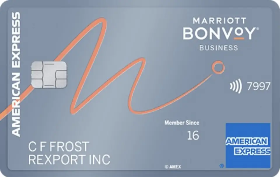 Marriott Bonvoy Business American Express Card