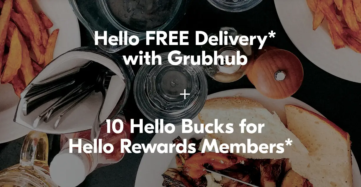 Hello Rewards GrubHub