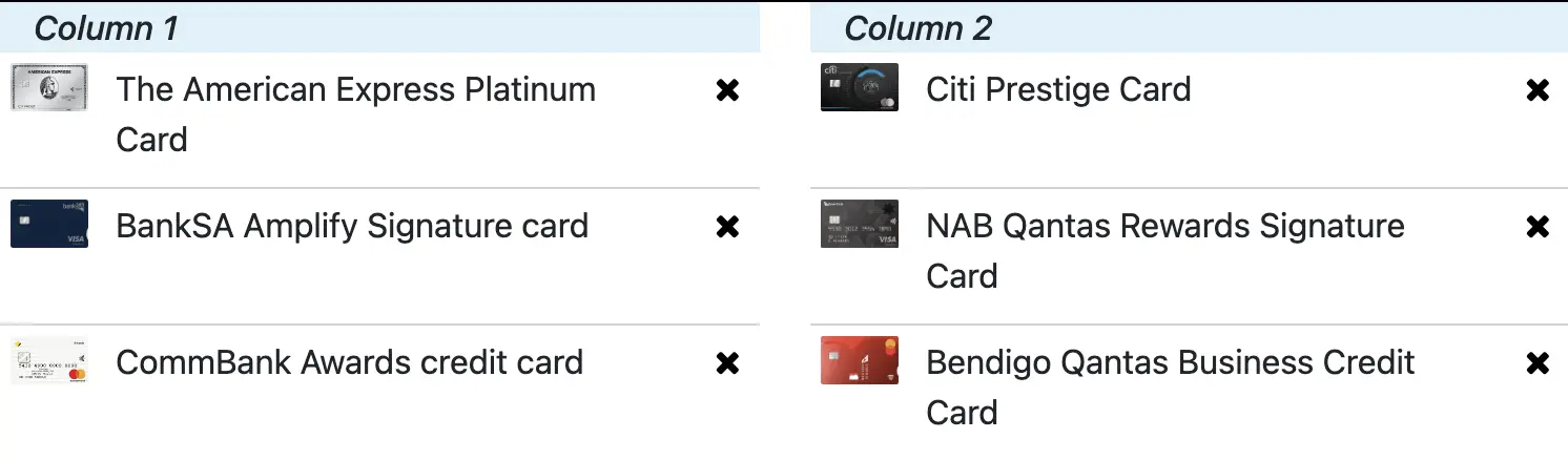 credit card combination and rewards calculator tool