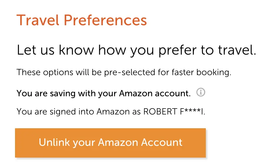 budget amazon unlink accounts