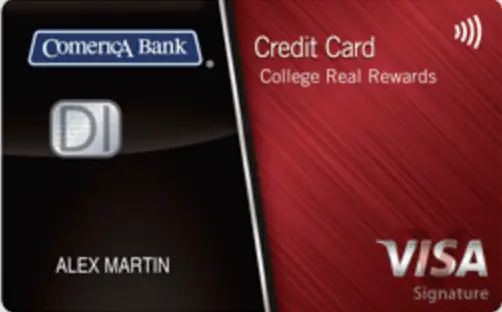 Comerica Visa® College Real Rewards Card