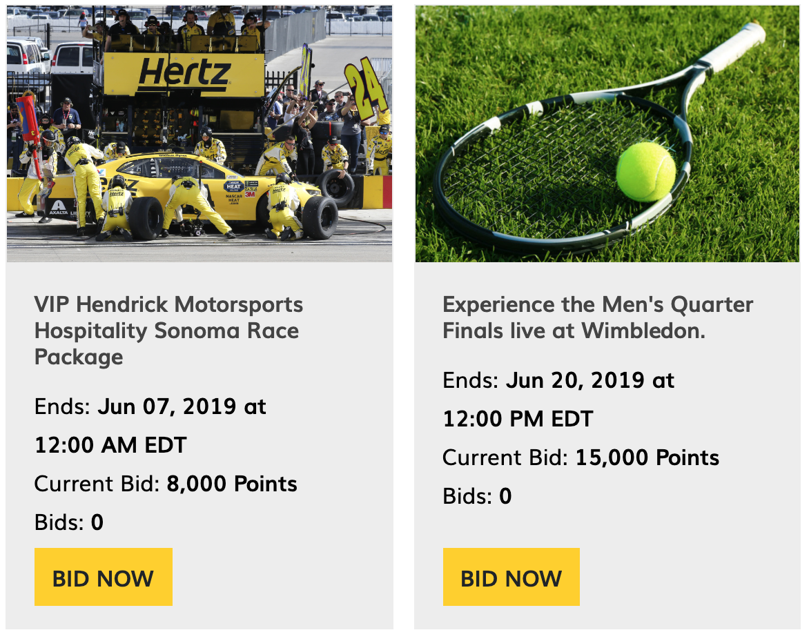 hertz event bidding