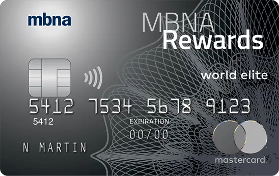 MBNA Rewards World Elite Mastercard