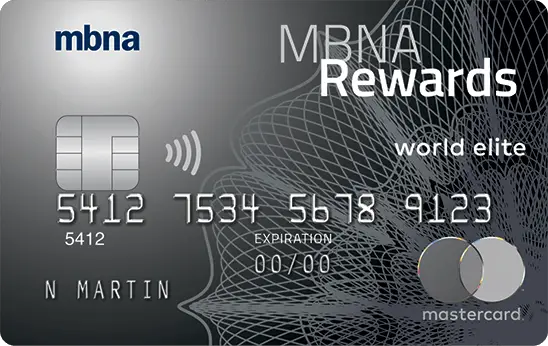 MBNA Rewards World Elite® Mastercard®