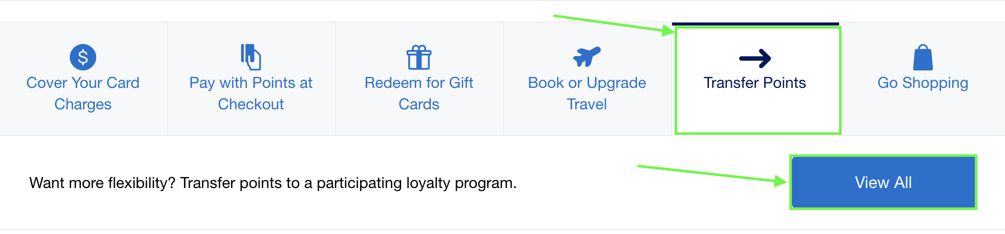 amex transfer points